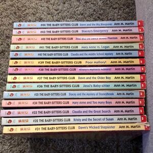 The Baby-Sitters Club Paperback Book Lot - includes books 31 - 44